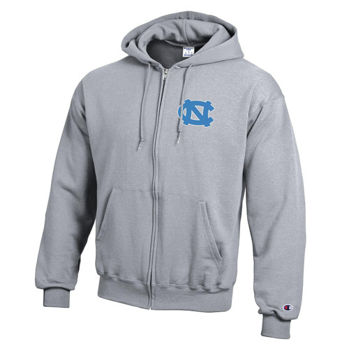 NC Logo Full-Zip Hood (Grey)