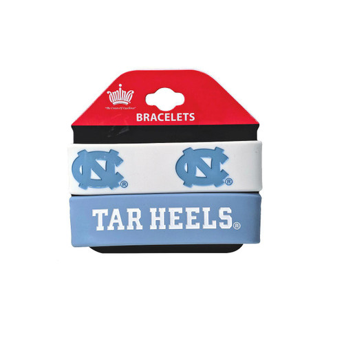 2 Pack Rubber Bracelets. CB/White