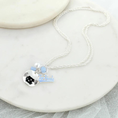 North Carolina Logo Convertible Cluster Necklace North Carolina Logo Convertible Cluster Necklace