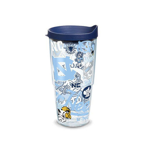 24oz Tervis North Carolina Tar Heels All Over Wrap with Lid