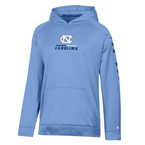 Poly Tar Heels Stripe Sleeve Print Hood (CB) Poly Tar Heels Stripe Sleeve Print Hood (CB)