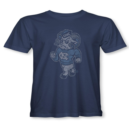 Youth Faded Strutting Ram T (Navy) Youth Faded Strutting Ram T (Navy)