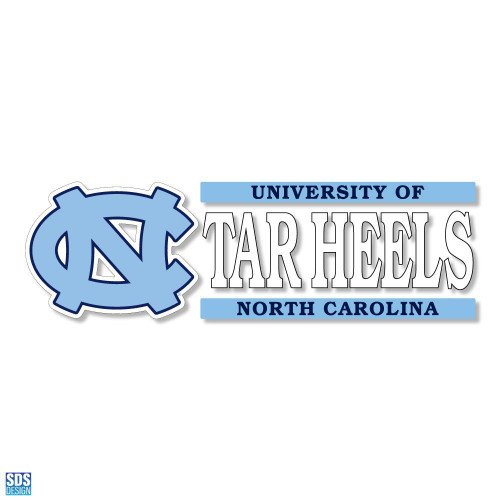Tar Heels Text Vinyl Decal Tar Heels Text Vinyl Decal