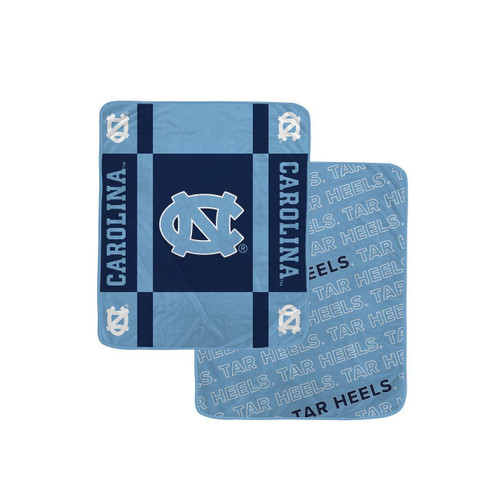 North Carolina Tar Heels Reverse Block Wordmark Blanket North Carolina Tar Heels Reverse Block Wordmark Blanket