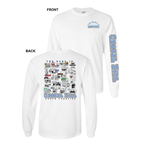 L/S Bars in Chapel Hill T (White)