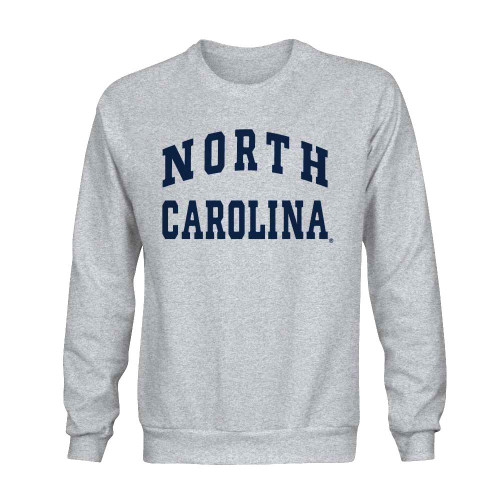 Traditional North Carolina Crew (Ash Grey)