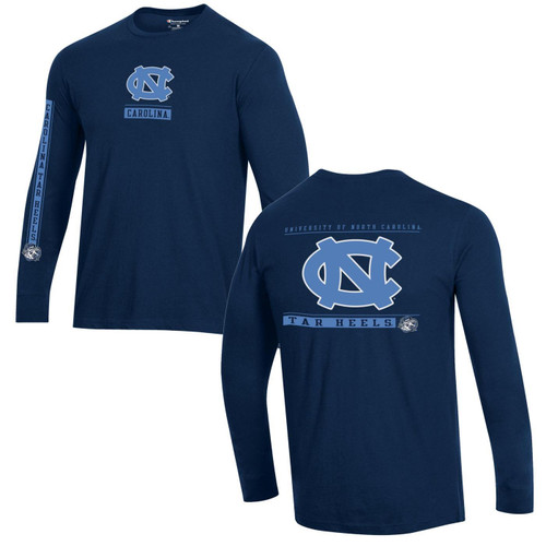 Logo Carolina 3-Hit Long Sleeve T (Navy)