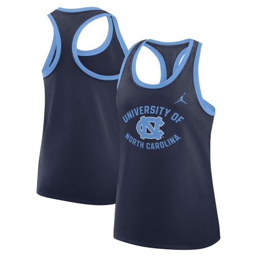 Ladies' Nike UNC Post Up Tank Top (Navy)