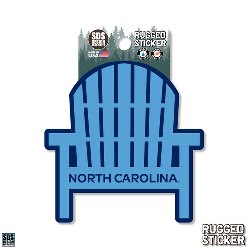 Adirondack Chair Rugged Sticker Adirondack Chair Rugged Sticker