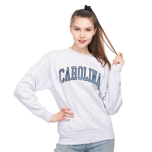 Suede Applique Crew (Ash Grey) Suede Applique Crew (Ash Grey)