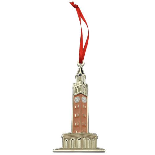 Bell Tower Flat Metal Ornament Bell Tower Flat Metal Ornament