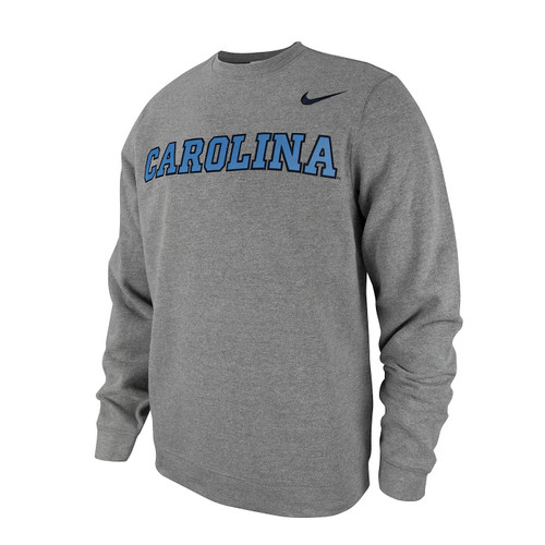 Nike Tackle Twill Wordmark Crew (Carbon Grey Heather) Nike Tackle Twill Wordmark Crew (Carbon Grey Heather)