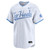 Nike North Carolina Pinstripe Baseball Jersey  (White)