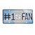 North Carolina Tar Heels #1 Fan License Plate