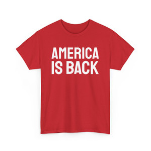 AMERICA IS BACK T-SHIRT AMERICA IS BACK T-SHIRT