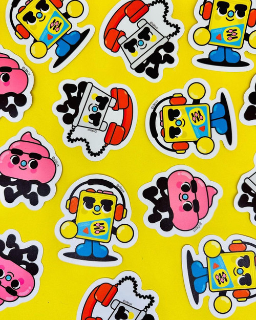 RETRO Sticker Set by Superdeux