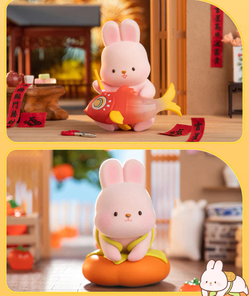 momomun　置物 Momo Bunny Wish Series