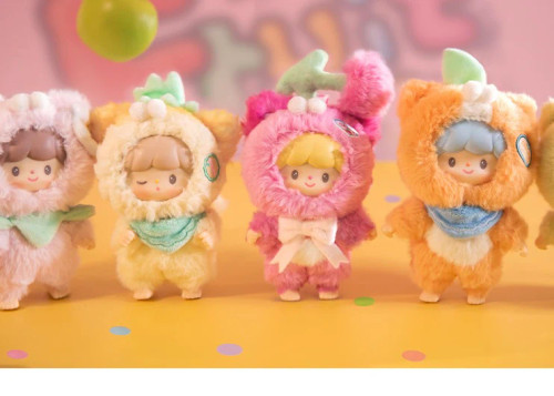 zZoton My Little Cat Plush Keychain Blind Box