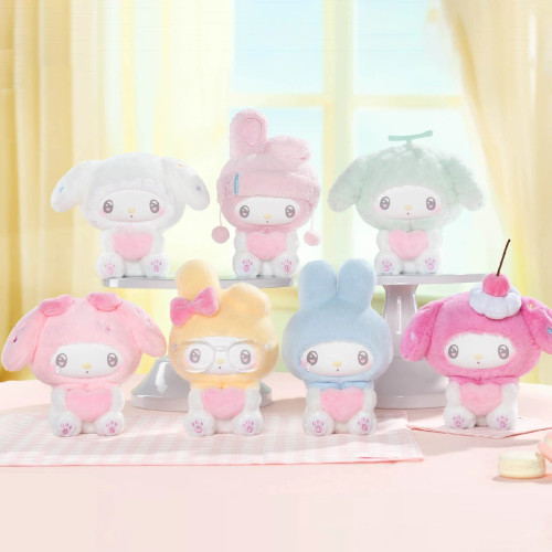 My Melody Milk Candy Plush Keychain Series