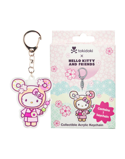 Tokidoki x Hello Kitty and Friends Cherry Blossom Acrylic Keychain