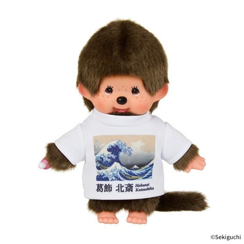 Monchhichi Great Wave of Kanagawa Tee Plush