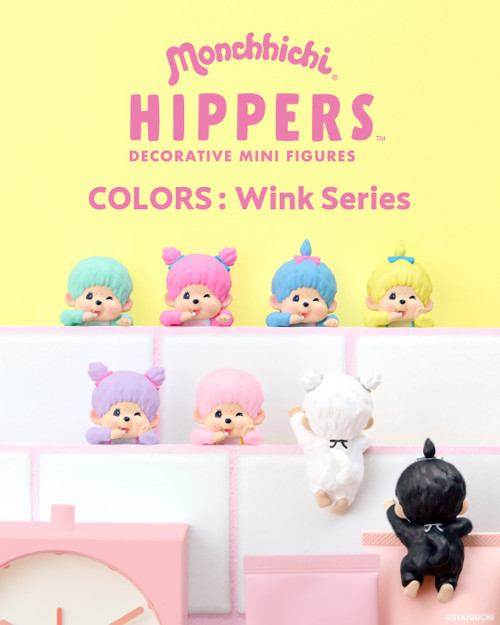 Monchhichi HIPPERS COLORS Wink Series