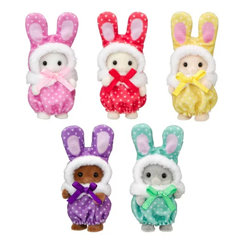 Calico Critters Colorful Bunny Costume Babies Blind Bag