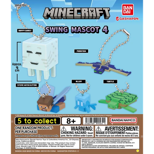 Minecraft Swing Keychain Gacha Series 4