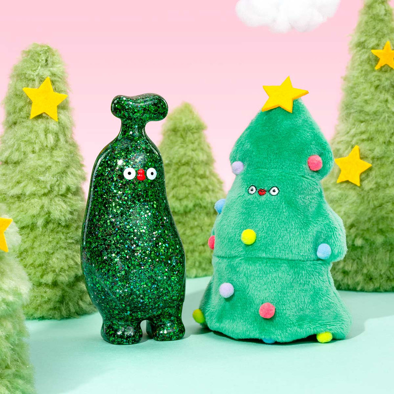 FLABJACKS Glistening Christmas Tree Figure