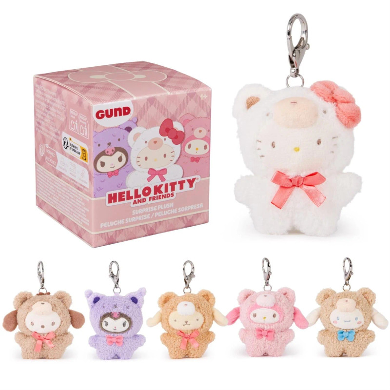Sanrio Cafe Latte Bear Plush Keychain
