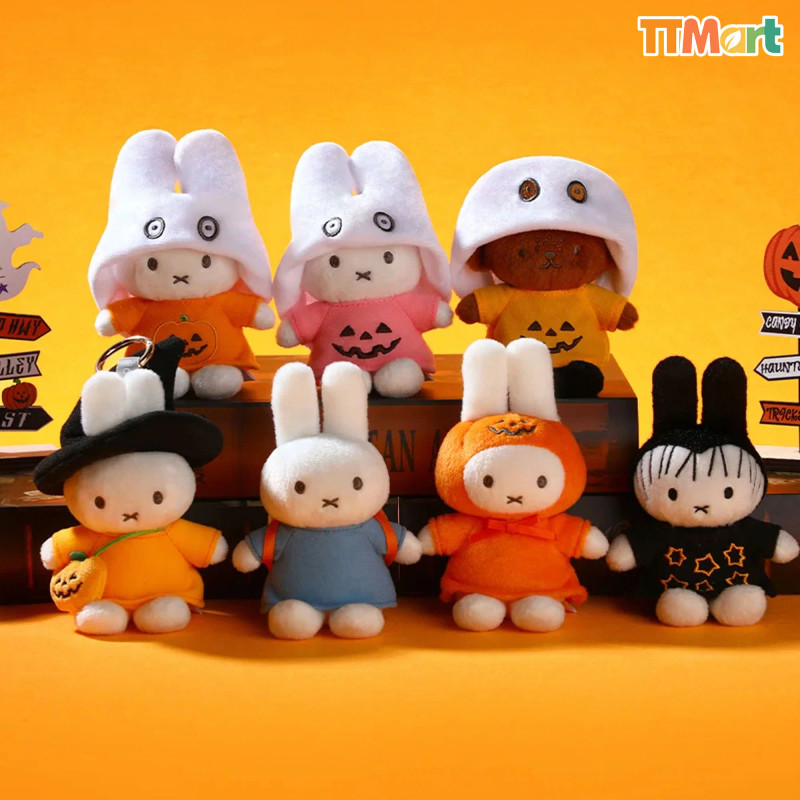 Miffy Halloween Plush Keychain Series