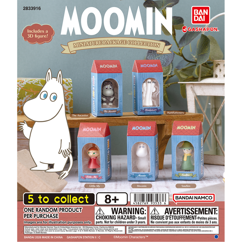 Moomin Miniature Package Collection Gacha