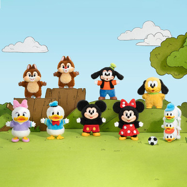 Mickey Family キャラクターグッズ Mickey Family Vinyl Plush Keychain Series