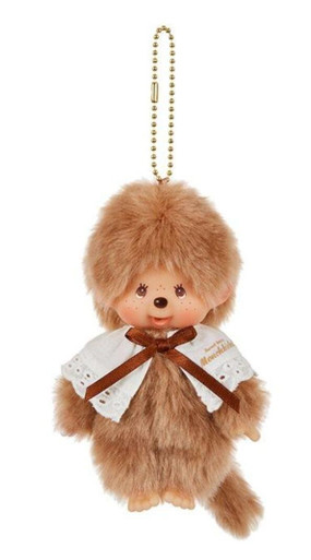 Sweet Brown Monchhichi Keychain