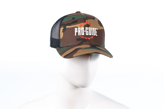 Yupoong 6606 Retro Trucker Cap - Green Camo/Black
