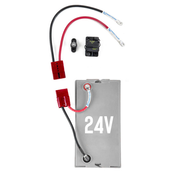 24V Single Lithium Battery Connection System