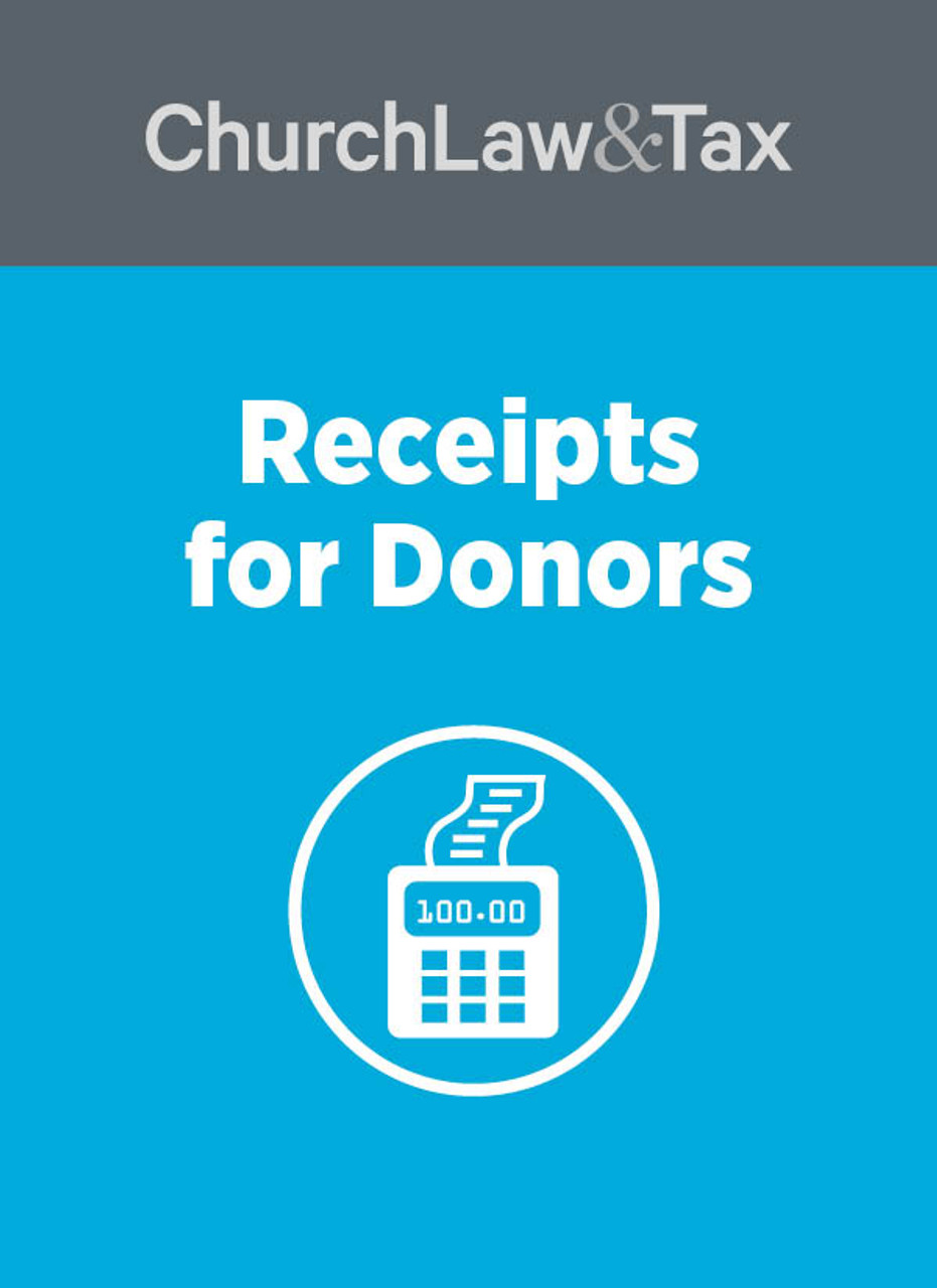 Receipts For Donors Receipts For Donors