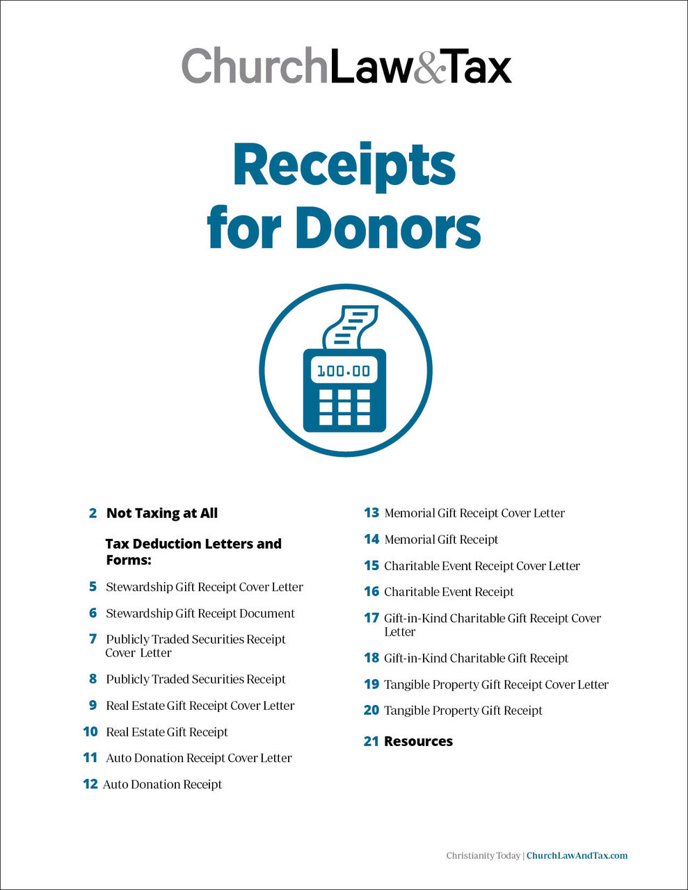 Receipts For Donors Receipts For Donors