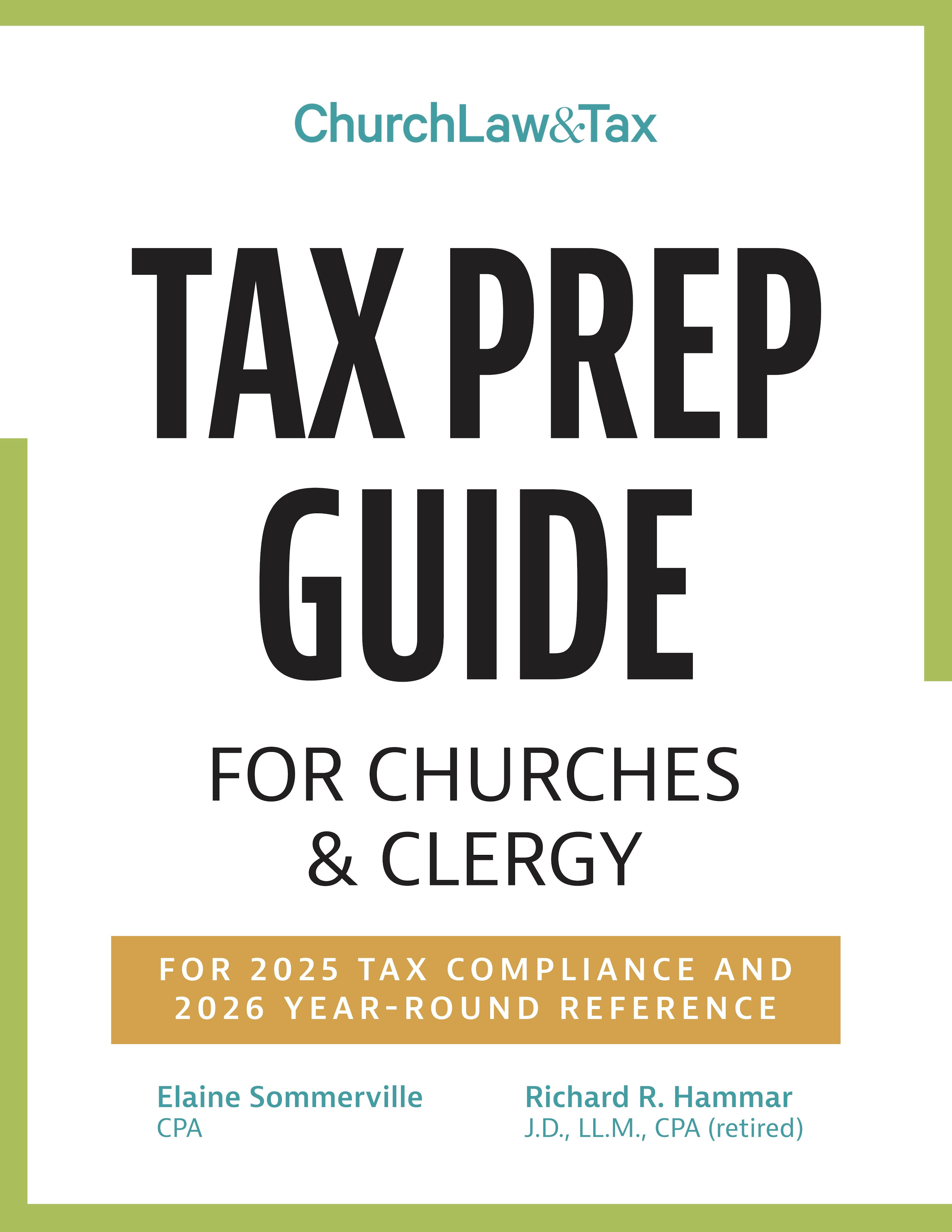 2026 Tax Prep Guide for Churches and Clergy (Downloadable PDF)