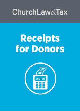 Receipts for Donors