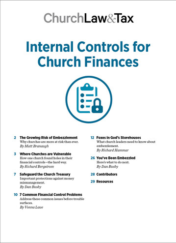 Internal Controls for Church Finances