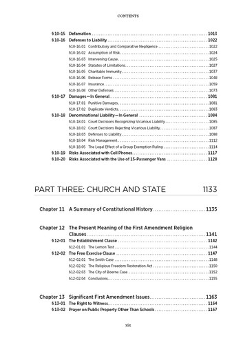 Pastor, Church & Law, Fifth Edition