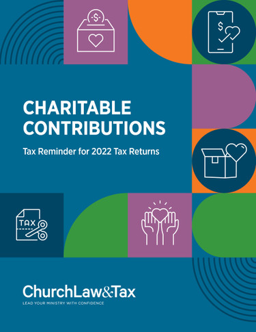 Charitable Contributions Tax Reminder 2022