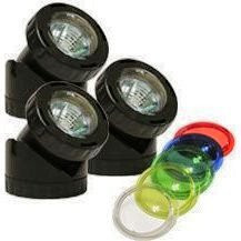 Alpine Power Beam 20 Watt Halogen Pond Lights 3 Light Set, Alpine Power