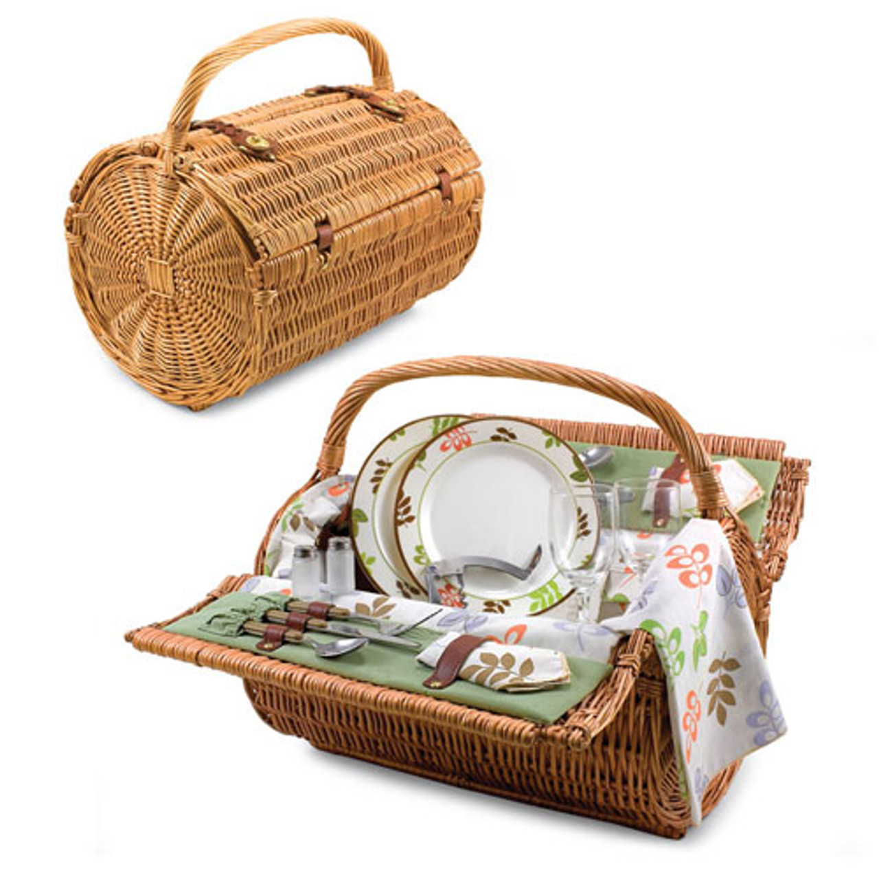 Picnic Time BarrelBotanica, Picnic Basket, Decorative Picnic Basket