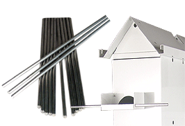 Perch Square Rod Lonestar Perch Rod, Lonestar Bird Houses, Purple Martin Houses