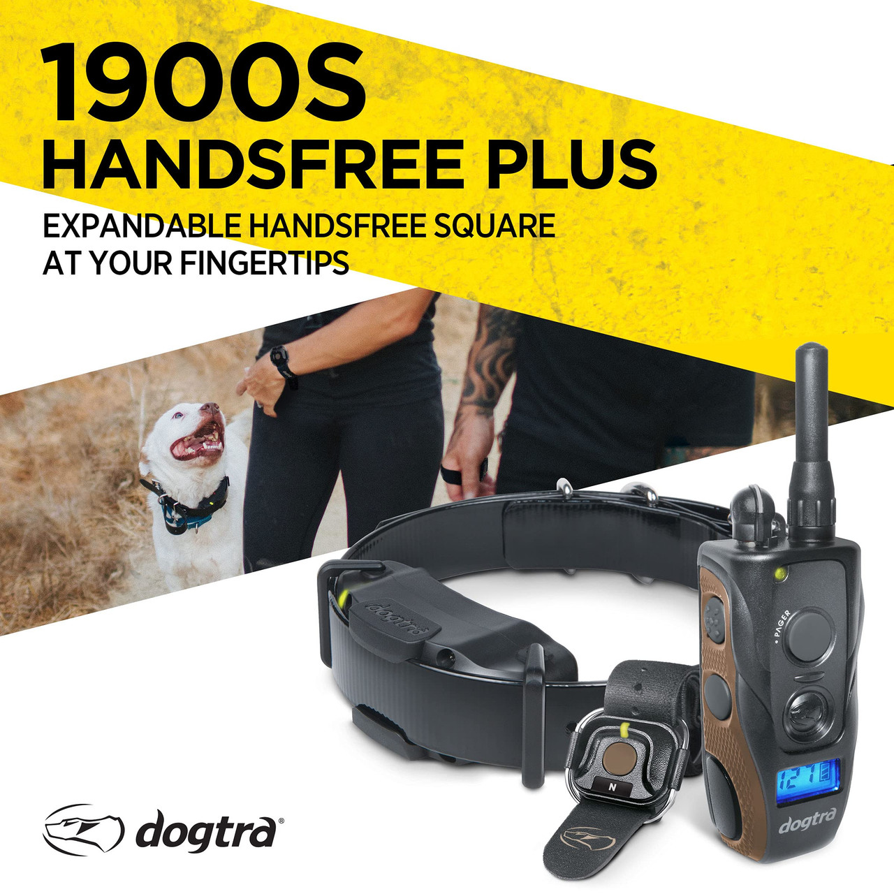 Dogtra 1900S HANDSFREE PLUS Remote Dog Trainer 3/4 Mile Expandable ECollar