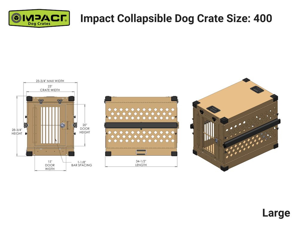 impact crate sizes