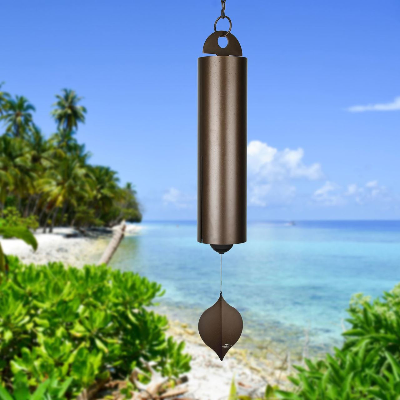 Woodstock Chimes Heroic Windbell – Antik Kupfer, Großes Windspiel Für Garten & Terrasse, Reine Stimmung