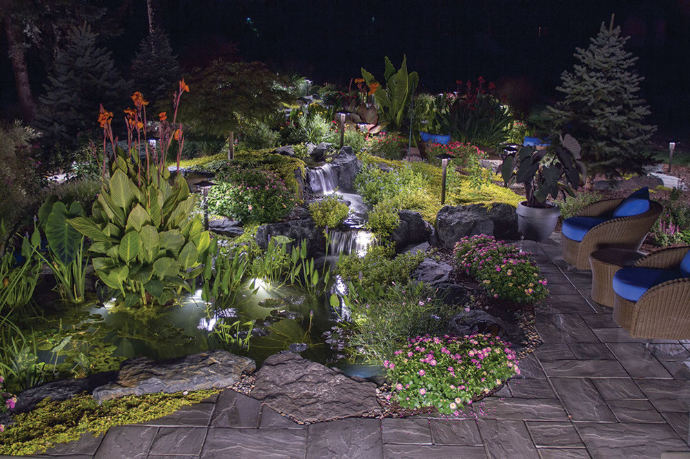 Aquascape 2Watt LED ColorChanging Waterfall and Up Light 84057